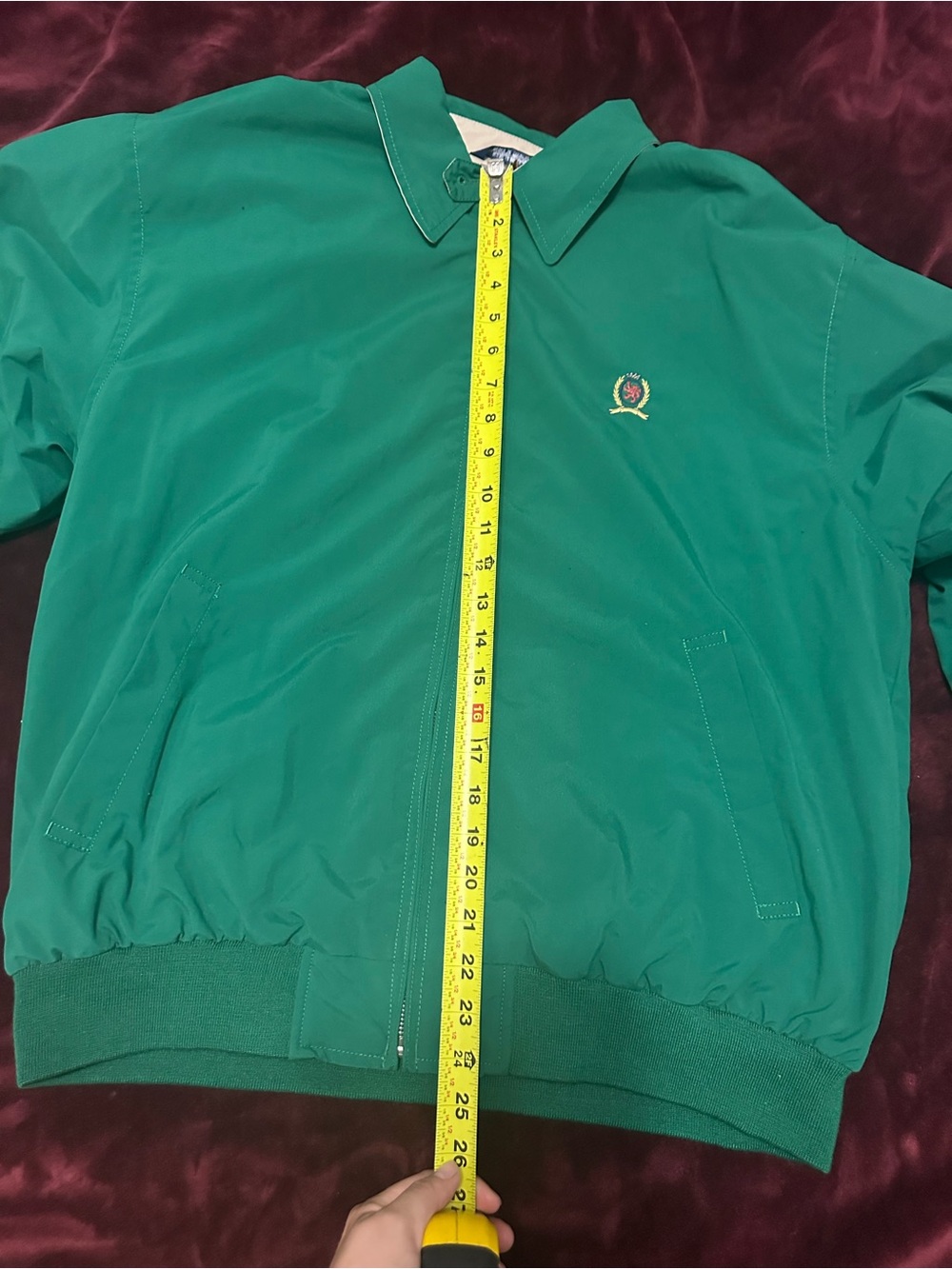 Tommy Hilfiger Green Windbreaker Jacket - Picture 11 of 16